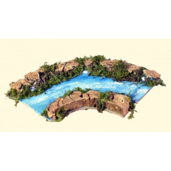 Tratto fiume con curva cm....