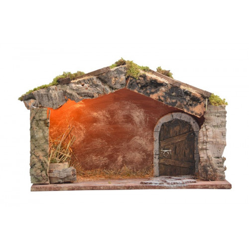 CAPANNA VUOTA CM 39X20X24+LUCE+SCAT VETR