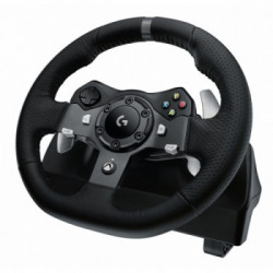 Logitech G920 Sterzo + Pedali PC,Xbox One Analogico/Digitale USB 2.0 Nero