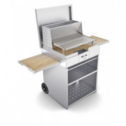LAST STOCK - Pianeta Grill Cubo 1140 - Barbecue a Legna, Inox