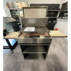LAST STOCK - Pianeta Grill Cubo 1140 - Barbecue a Legna, Inox
