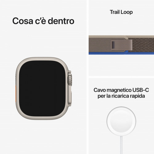 Apple Watch Ultra GPS + Cellular, 49mm Cassa in...