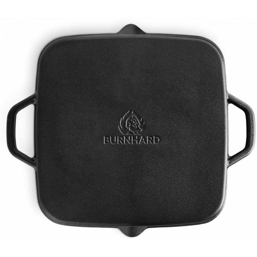 Burnhard 944207- Padella Grill in Ghisa 30 cm