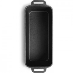 Burnhard 944205 - Casseruola Rettangolare in ghisa con Coperchio 3,5 l, 35,4 x 14,3 x 15,3