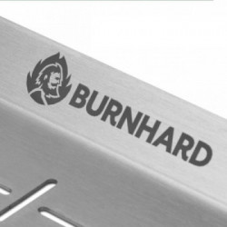 Burnhard 943624 - Vassoio per Barbecue in Acciaio Inox, 42x25x2 cm
