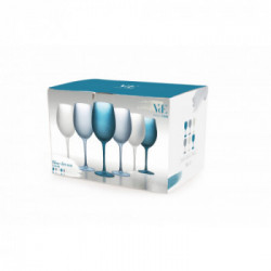 Villa D'Este Home Tivoli 'Blue Dream', Set 6 Calici Frosted