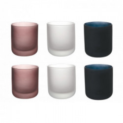 Villa D'Este Home Tivoli 'Velvet', Set 6 Bicchieri Acqua Frosted