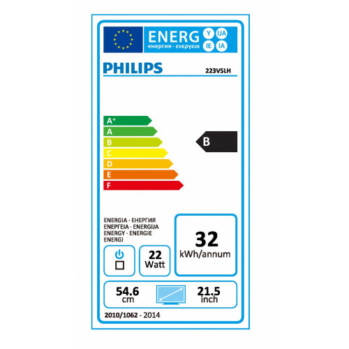 Philips V Line Monitor LCD con SmartControl...