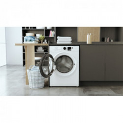 Hotpoint NF725WK IT - Lavatrice a Carica Frontale, 7 Kg, 1200 Giri, Classe B