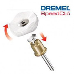 Dremel 423S SpeedClic - disco in tessuto per lucidatura