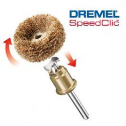 Dremel 511S SpeedClic - 2 Spazzole in fibra sintetica grana 180 e 280