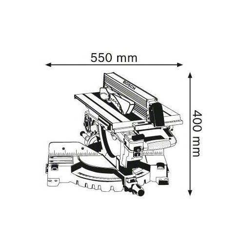 Bosch Professional GTM 12 JL - Troncatrice...