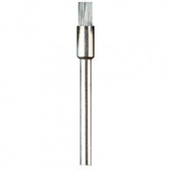 Dremel 443 - 3 spazzole acciaio al carbonio 3,2 mm