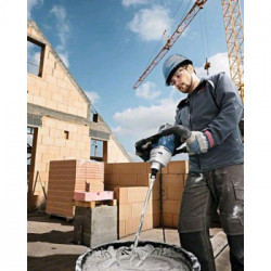 Bosch GRW 12 E - Miscelatore, 1200W, 1 velocità Ø Max frusta 140 mm, Max Volume Miscelazione 50 Kg