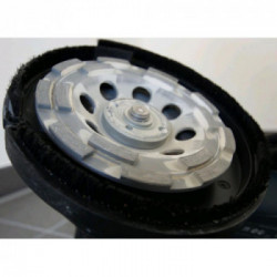 Bosch Professional GBR 15 CAG - Levigatrice per Calcestruzzo, Mola a Tazza Diamantata Ø 125, 1500 W Coprimola Rimovibile,