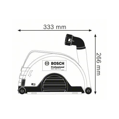 Bosch Professional GDE 230 FC-S - Cuffia...