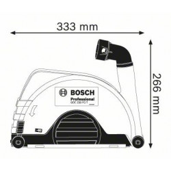 Bosch Professional GDE 230 FC-T - Cuffia di Aspirazioni, 1600A003DM