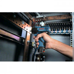 Bosch GDR 12V-115 - Avvitatore a Massa Battente 12V, 115 Nm, 2x3,0 Ah, Attacco 3/8" Quadro, Caricabatterie e L-Boxx