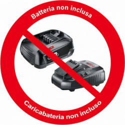 Bosch ALB 36 Li -Soffiatore 36V, 2,0 Ah, Velocità 250Km/h, Fino a 27 Minuti, Senza Batt. e Caricabatt.