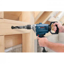 Bosch Professional GBM 1600 RE - Trapano Miscelatore, Velocità Regolabile, Mandrino a Cremagliera Ø 16mm, Codice 06011B0000