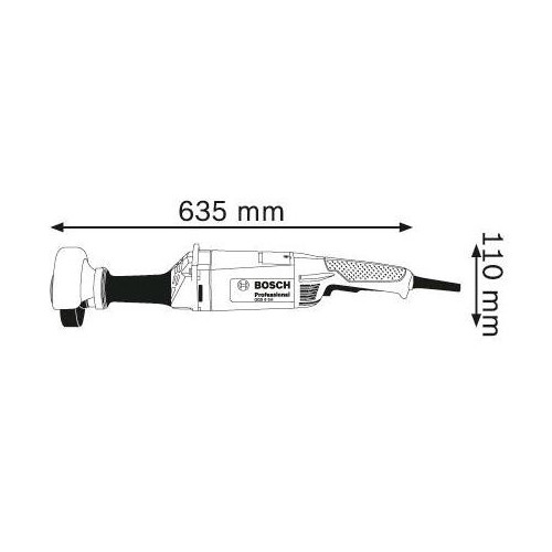 Bosch GGS 8 SH - Smerigliatrice Assiale, 1200W,...