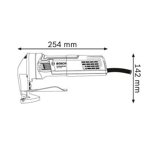 Bosch GSC 75-16 - Roditrice per Lamiera, 750W,...