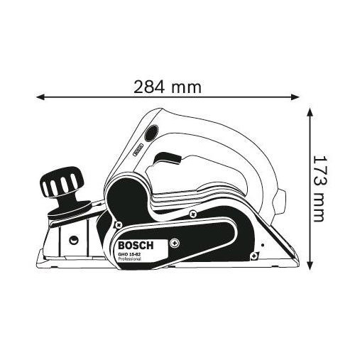 Bosch GHO 16-82 - Pialletto, 600W, Larghezza...
