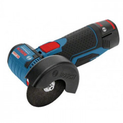 Bosch GWS 12V-76 - Smerigliatrice Angolare 12V, Ø Mola 76mm, 19.500 giri/min, L-Boxx, Senza Batteria e Caricabatt.