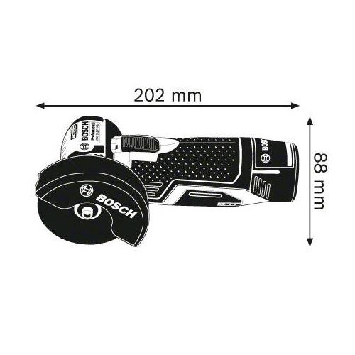 Bosch GWS 12V-76 - Smerigliatrice Angolare 12V,...