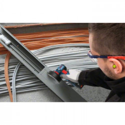 Bosch GWS 12V-76 - Smerigliatrice Angolare 12V, Ø Mola 76mm, 19.500 giri/min, L-Boxx, Senza Batteria e Caricabatt.