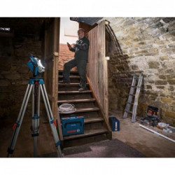 Bosch GLI 18V-1200 C - Faro da Cantiere 18V, 1.900 Lumen, Senza Batteria e Caricabatt.