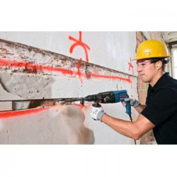 Bosch GBH 2-26 F - Martello Perforatore SDS-Plus, 830W, Ø 26 mm 2,7 J, mandrino a cambio rapido, mandrino autoserrante
