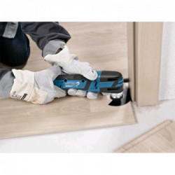 Bosch Professional GOP 12V-28 - Utensile Multifunzione a Batteria, 12V, 2x3,0 Ah, 12 Accessori, Caricabatteria + L-Boxx