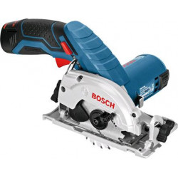 Bosch Professional GKS 12V-26 - Sega Circolare 12V, 2x3,0 Ah, Profondità Taglio 26,5mm, Caricabatterie, L-Boxx