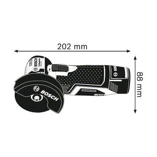 Bosch GWS 12V-76 - Smerigliatrice Angolare 12V,...