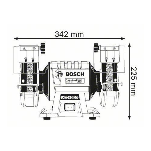 Bosch GBG 35-15 - Smerigliatrice da Banco,...