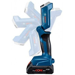 Bosch GLI 18V-300 - Faro da Cantiere 18V, 300 Lumen, Senza Batteria e Caricabatt.