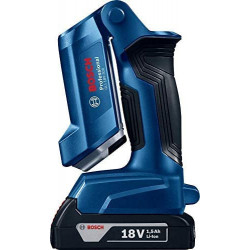 Bosch GLI 18V-300 - Faro da Cantiere 18V, 300 Lumen, Senza Batteria e Caricabatt.