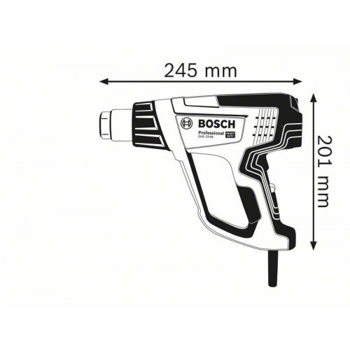 Bosch GHG 23-66 - Termosoffiatore 2300W,...