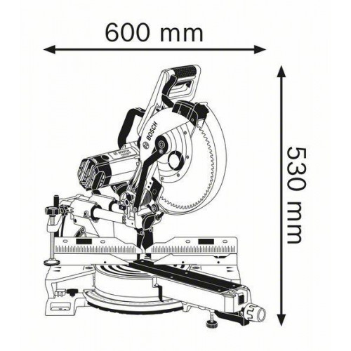 Bosch Professional GCM 12 SDE - Troncatrice...