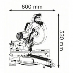 Bosch Professional GCM 12 SDE - Troncatrice Radiale, 1800W, Ø Lama 305 mm, Taglio 120x400 mm, Inclinazione Sx/Dx