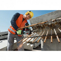 Bosch GWS 18 V-10 SC - Smerigliatrice Angolare 18V, 2x8,0Ah, Ø 125 mm, 5 Accessori, Caricabatteria, L-Boxx, Bluetooth