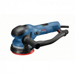 Bosch Professional GET 55-125 - Levigatrice Rotoorbitale, Ø Platorello 125 mm, 15.600 giri/min, 550 W, 3 Fogli Abrasivi, L-Boxx