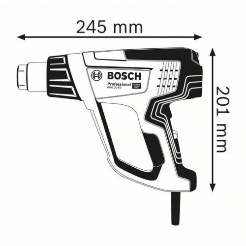 Bosch GHG 20-63 - Termosoffiatore 2000W,...