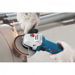 Bosch GWS 7-115 - Smerigliatrice Angolare, 720 W, Ø115 mm, Cuffia di Protezione Chiusa, Restart Protection