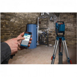 Bosch GLI 18V-2200 C - Faro da Cantiere 18V, 2.200 Lumen, Bluetooth Connect