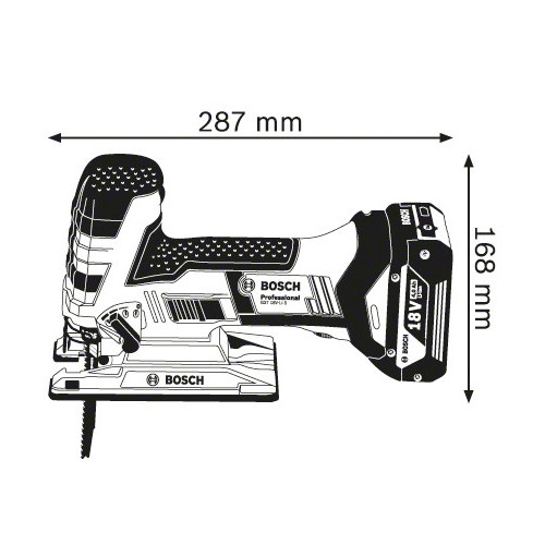 Bosch GST 18 V-LI S seghetto elettrico 2,4 kg