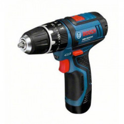Bosch GSB GSB 12V-15 - Trapano-Avvitatore con Percussione 12V, 15-30 Nm, L-Boxx, Senza Batteria e Caricabatt.