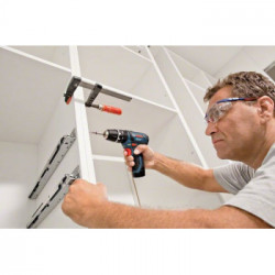 Bosch GSB GSB 12V-15 - Trapano-Avvitatore con Percussione 12V, 15-30 Nm, L-Boxx, Senza Batteria e Caricabatt.