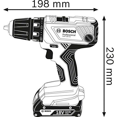 Bosch GSR 18V-21 - Trapano-Avvitatore Brushless...
